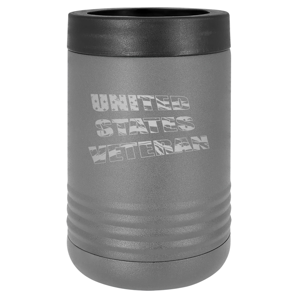 Flag Veteran - Polar Camel Beverage Holder - Dark Gray Stainless Steel Vacuum Insulated