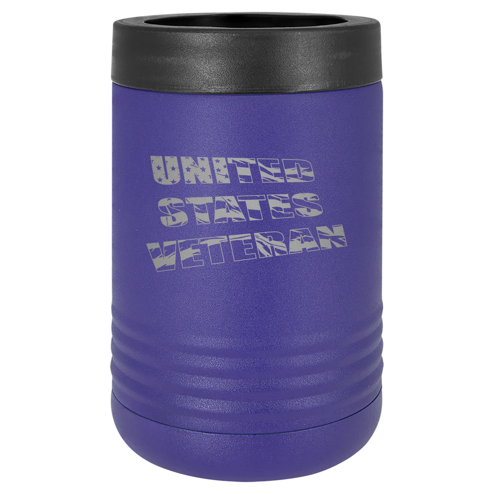 Flag Veteran - Polar Camel Beverage Holder - Purple Stainless Steel Vacuum Insulated