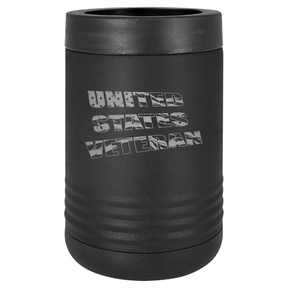 Flag Veteran - Polar Camel Beverage Holder - Black Stainless Steel Vacuum Insulated