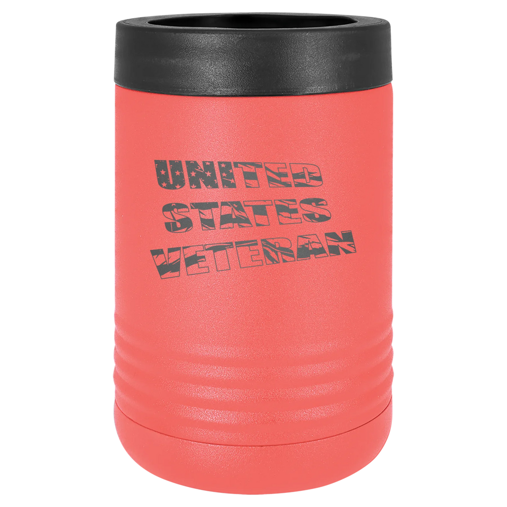 Flag Veteran - Polar Camel Beverage Holder - Coral Stainless Steel Vacuum Insulated