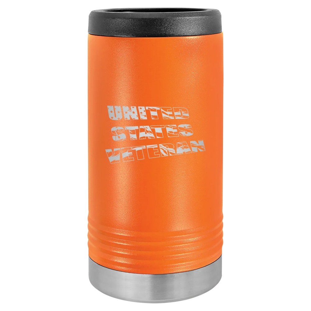 Flag Veteran - Polar Camel Beverage Holder - Orange Slim