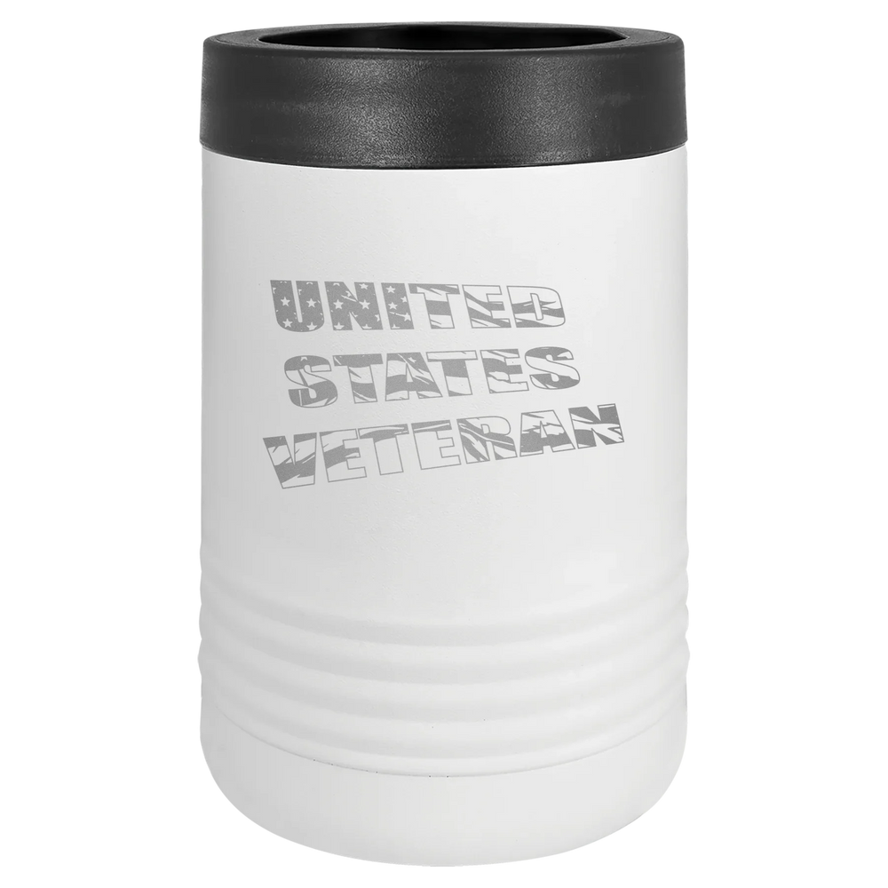 Flag Veteran - Polar Camel Beverage Holder - White Stainless Steel Vacuum Insulated