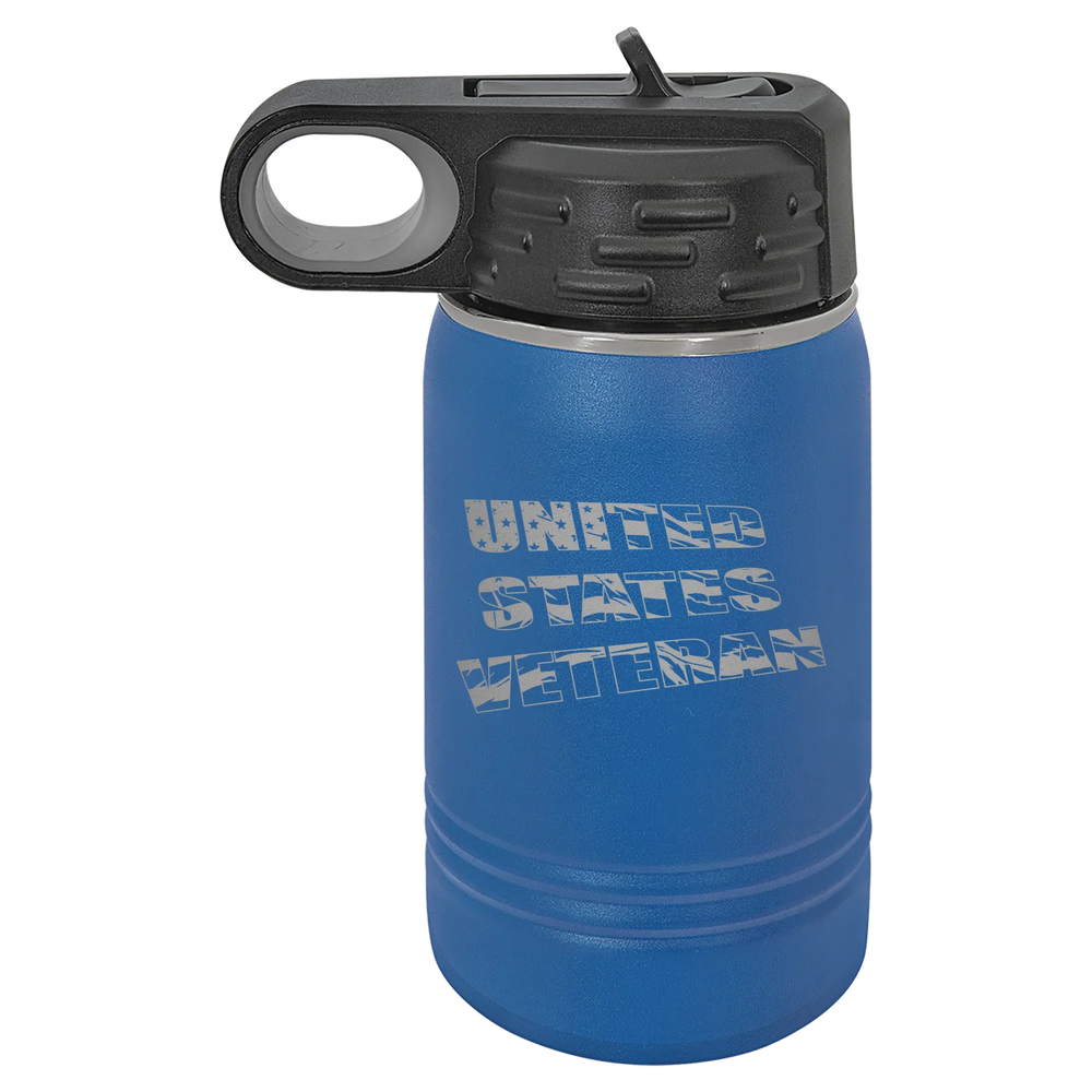 Flag Veteran - Polar Camel Water Bottle - Royal Blue