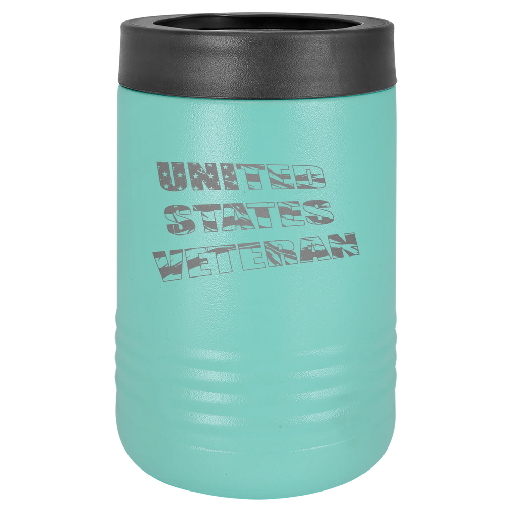 Flag Veteran - Polar Camel Beverage Holder - Teal Stainless Steel Vacuum Insulated