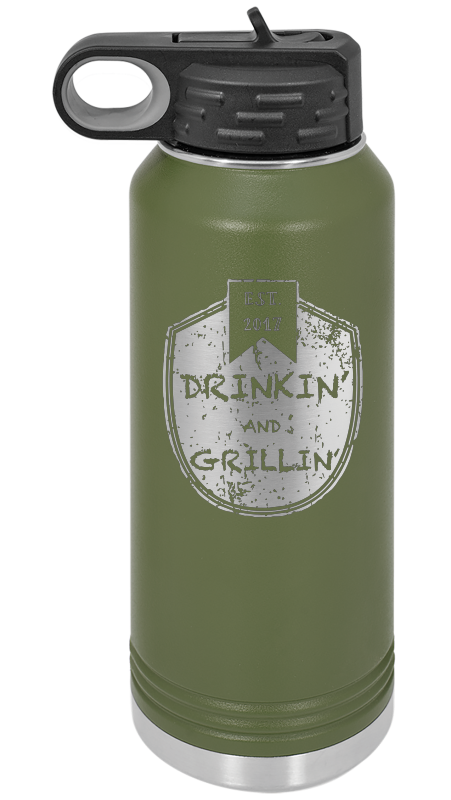 Drinkin & Grillin - Water Bottles