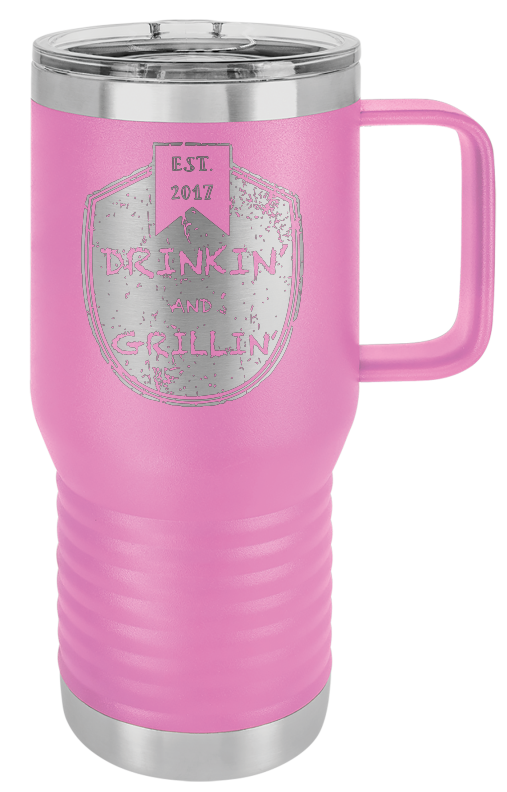 Drinkin & Grillin - Travel Mugs