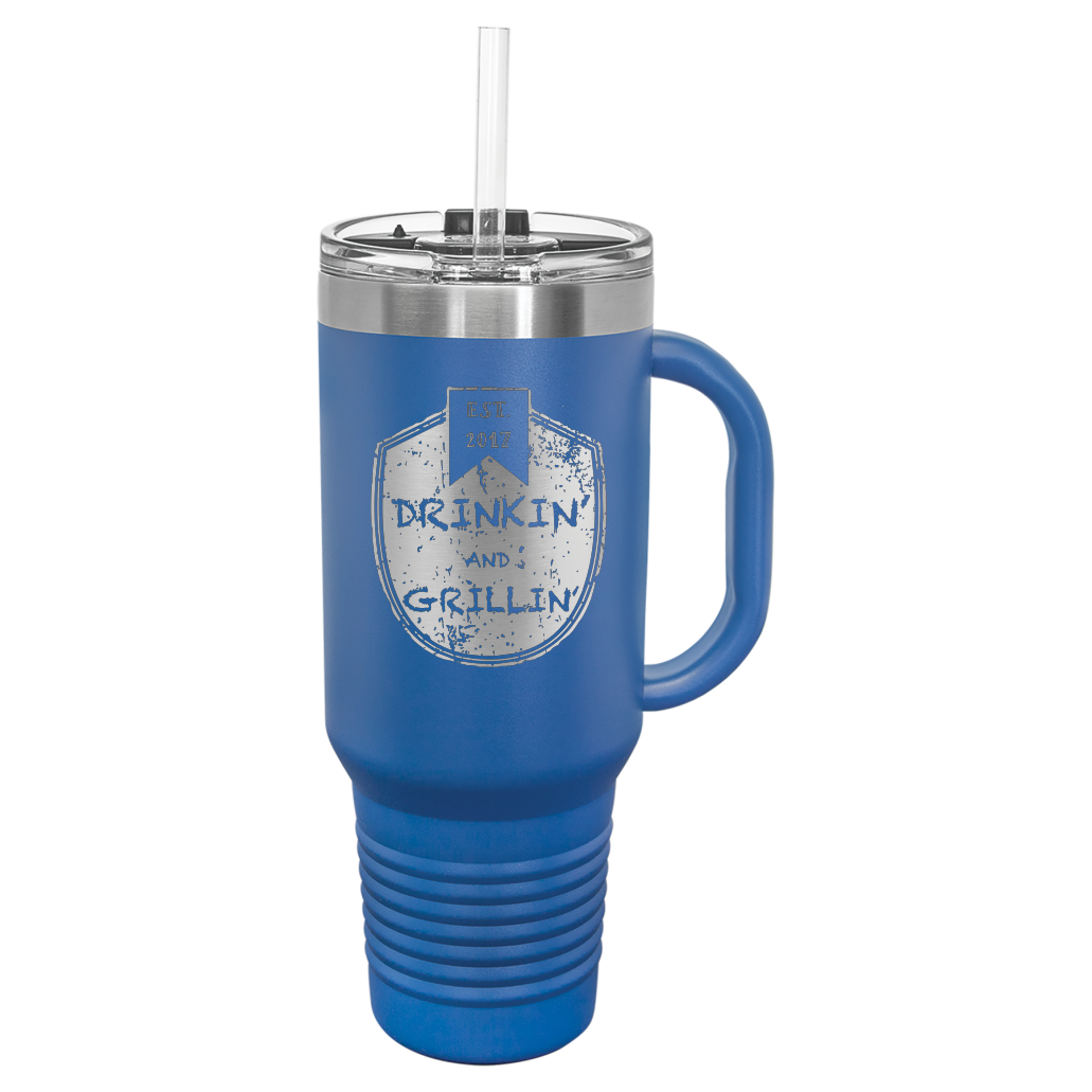 Drinkin & Grillin - Travel Mugs