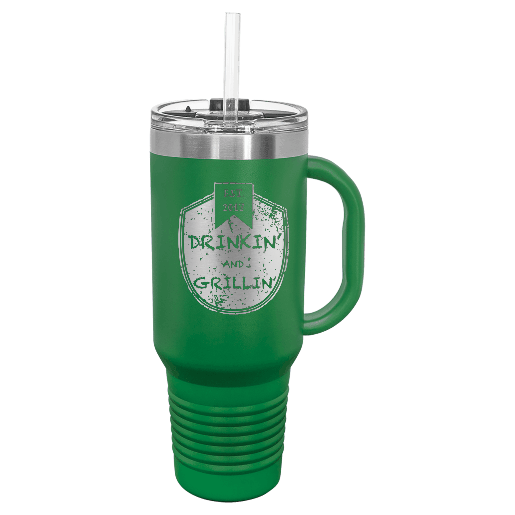 Drinkin & Grillin - Travel Mugs