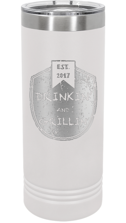 Drinkin & Grillin - Skinny Tumbler