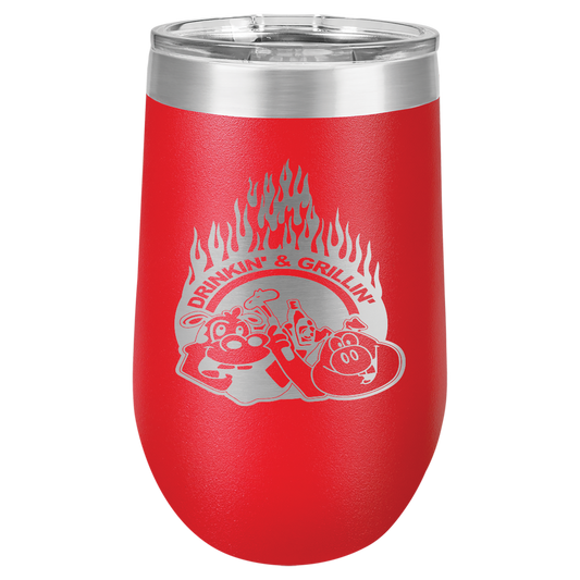 D&G - Old School - Stemless Wine Tumbler