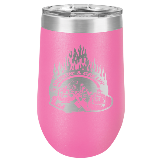 D&G - Old School - Stemless Wine Tumbler