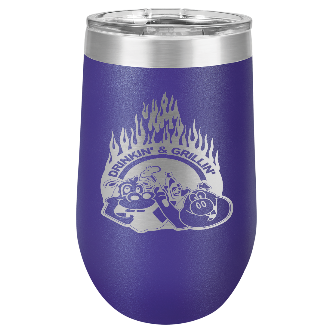 D&G - Old School - Stemless Wine Tumbler