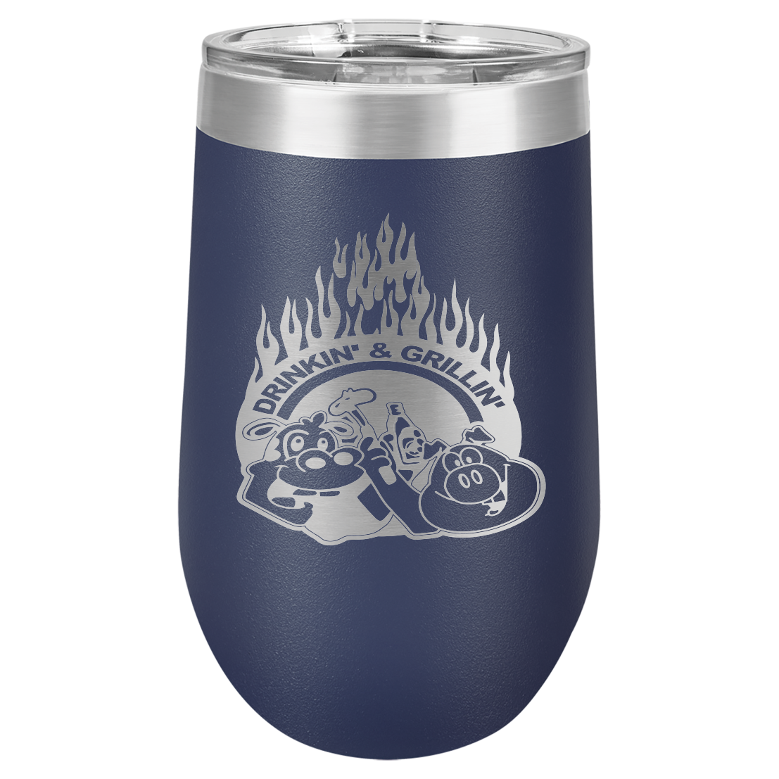 D&G - Old School - Stemless Wine Tumbler