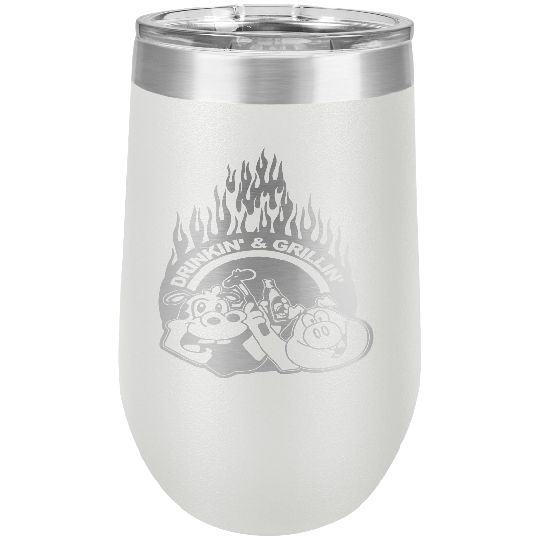 D&G - Old School - Stemless Wine Tumbler