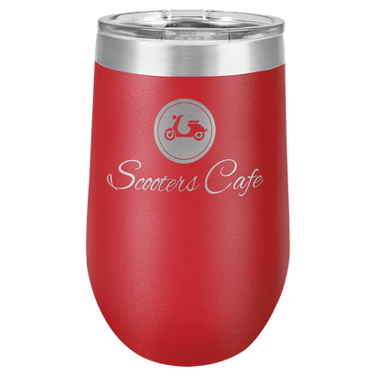 Polar Camel 16 oz. Stemless Tumbler with Lid