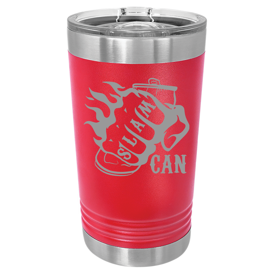 SlamCan Nation - Pint Tumbler — listing image for 16oz, Red options