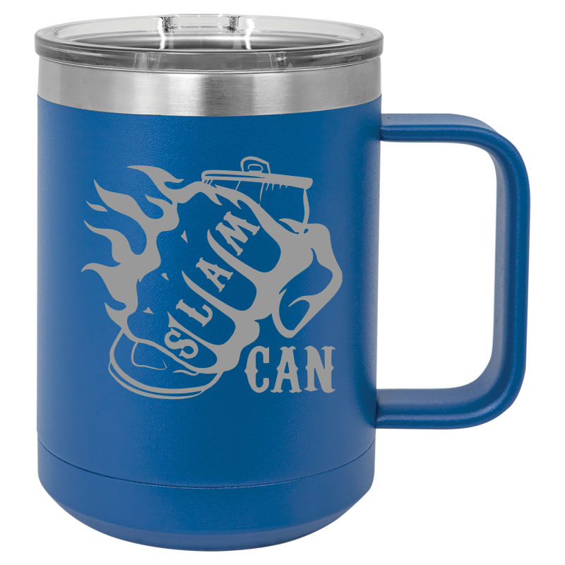 SlamCan Nation - Travel Mugs — listing image for 15oz, Royal Blue options