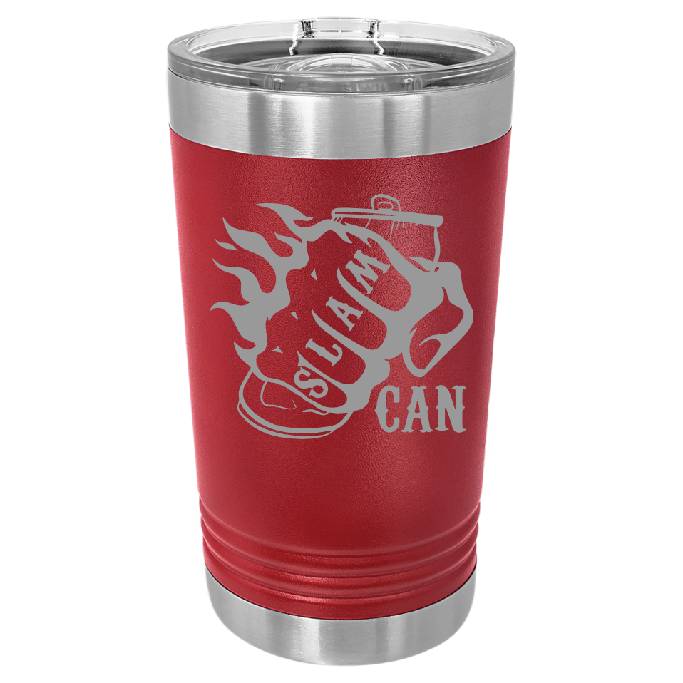 SlamCan Nation - Pint Tumbler — listing image for 16oz, Maroon options