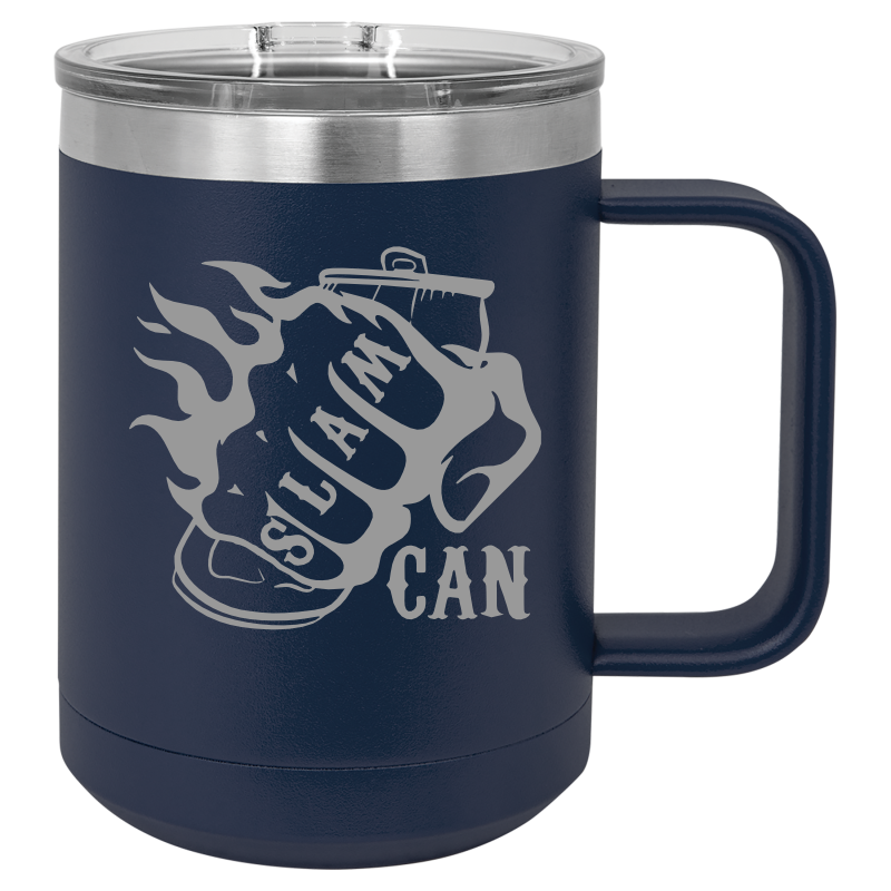 SlamCan Nation - Travel Mugs — listing image for 15oz, Navy Blue options