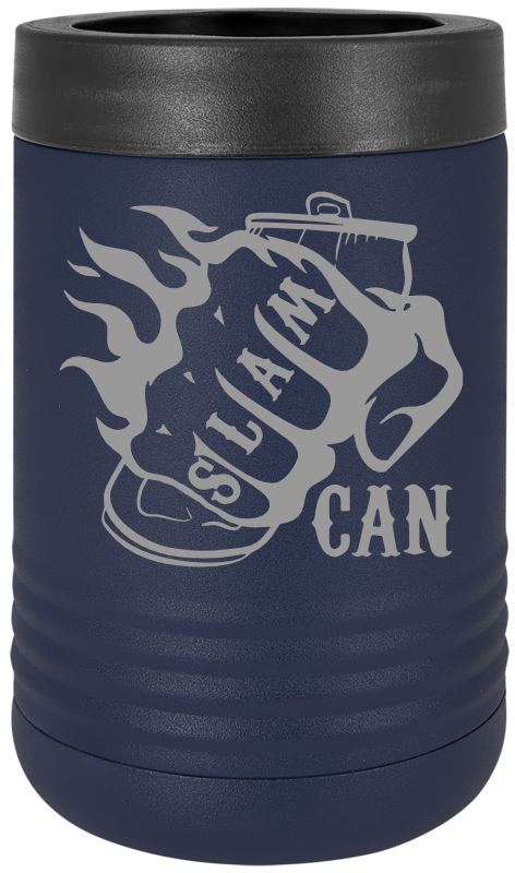 SlamCan Nation - Hard Sided Koozies — listing image for Standard (12oz Can), Navy Blue options
