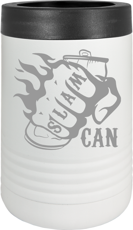 SlamCan Nation - Hard Sided Koozies — listing image for Standard (12oz Can), White options