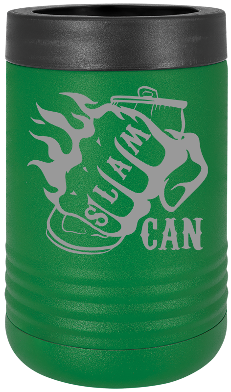 SlamCan Nation - Hard Sided Koozies — listing image for Standard (12oz Can), Green options