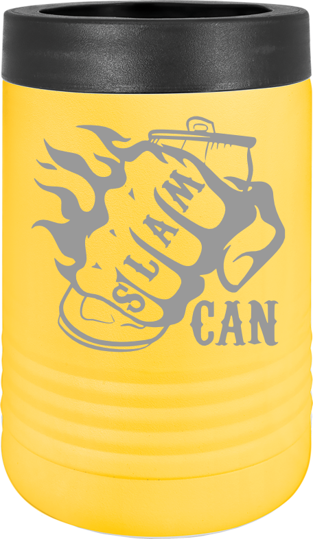 SlamCan Nation - Hard Sided Koozies — listing image for Standard (12oz Can), Yellow options