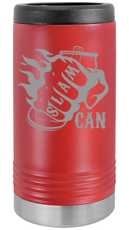SlamCan Nation - Hard Sided Koozies — listing image for Slim (Redbull / Ultra), Red options
