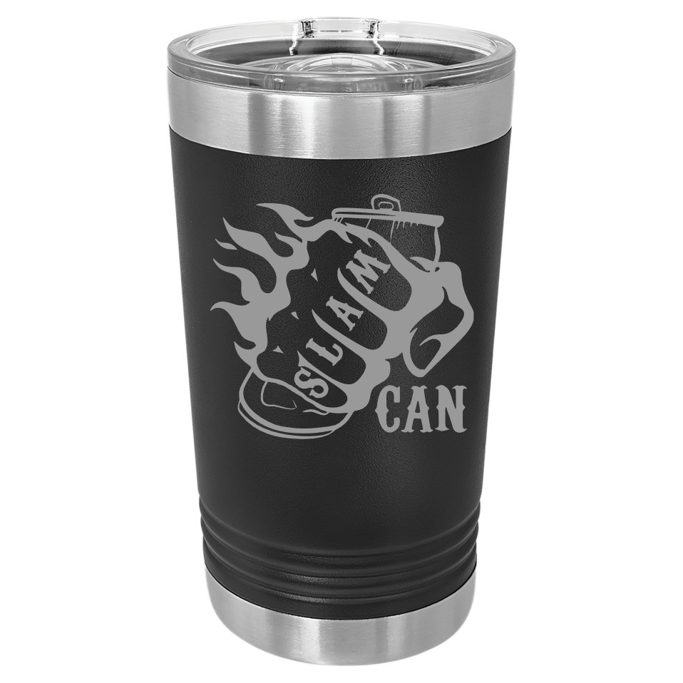 SlamCan Nation - Pint Tumbler — listing image for 16oz, Black options