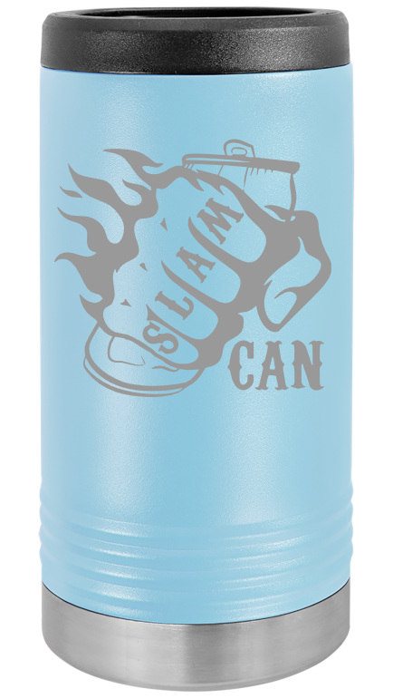 SlamCan Nation - Hard Sided Koozies — listing image for Slim (Redbull / Ultra), Light Blue options
