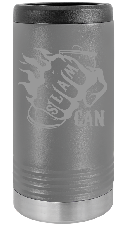 SlamCan Nation - Hard Sided Koozies — listing image for Slim (Redbull / Ultra), Dark Gray options