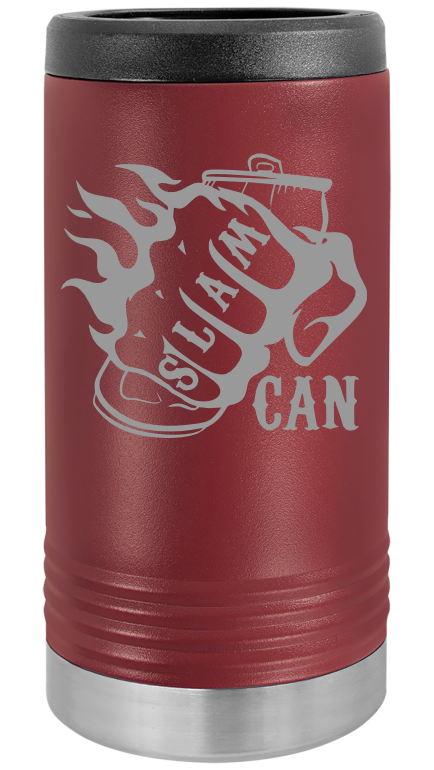 SlamCan Nation - Hard Sided Koozies — listing image for Slim (Redbull / Ultra), Maroon options
