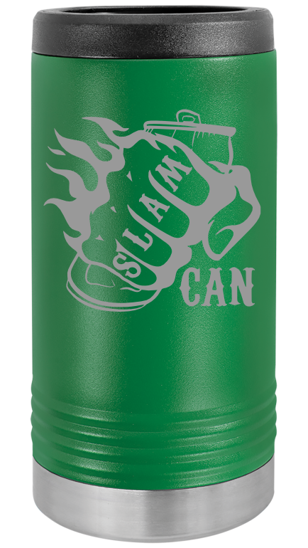 SlamCan Nation - Hard Sided Koozies — listing image for Slim (Redbull / Ultra), Green options
