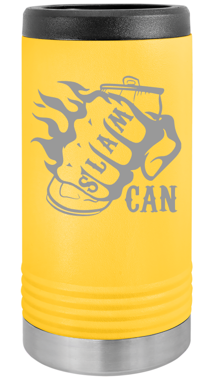 SlamCan Nation - Hard Sided Koozies — listing image for Slim (Redbull / Ultra), Yellow options