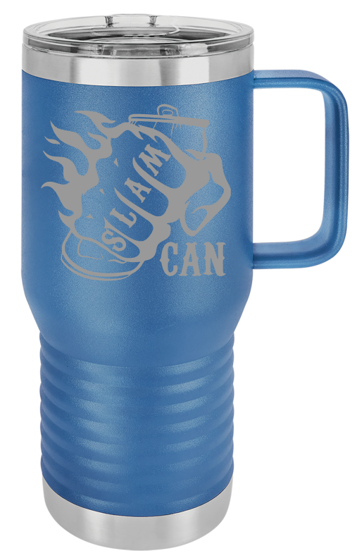 SlamCan Nation - Travel Mugs — listing image for 20oz, Royal Blue options