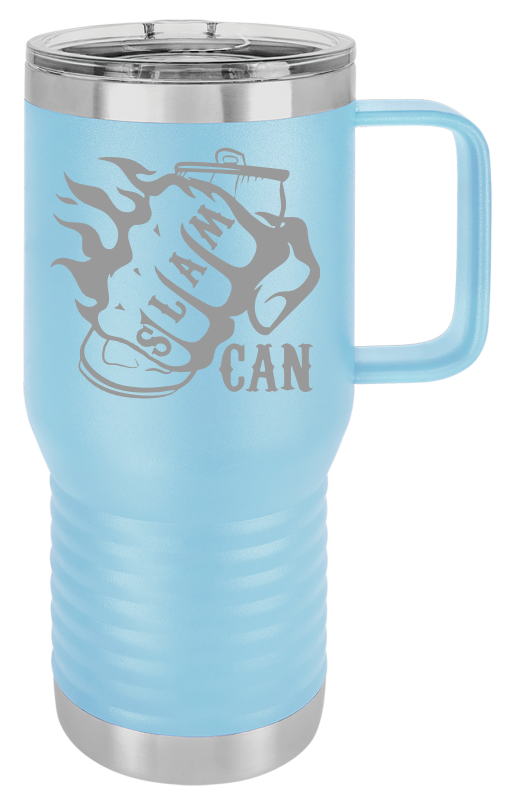 SlamCan Nation - Travel Mugs — listing image for 20oz, Light Blue options
