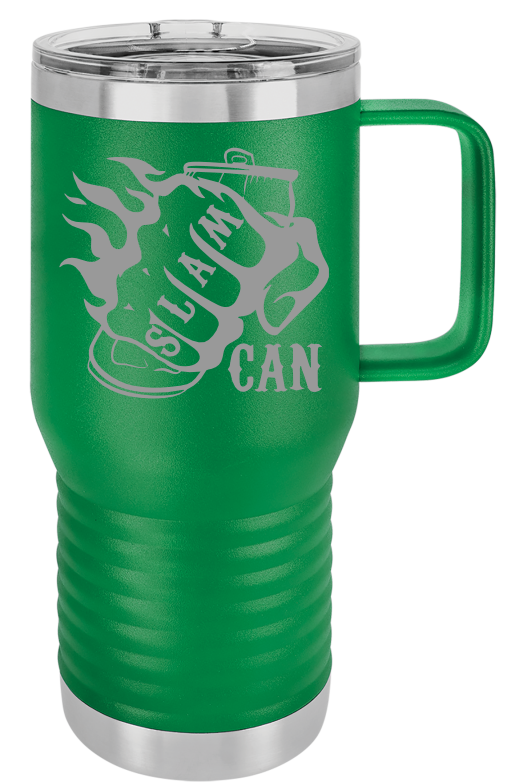 SlamCan Nation - Travel Mugs — listing image for 20oz, Green options