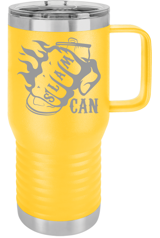 SlamCan Nation - Travel Mugs — listing image for 20oz, Yellow options