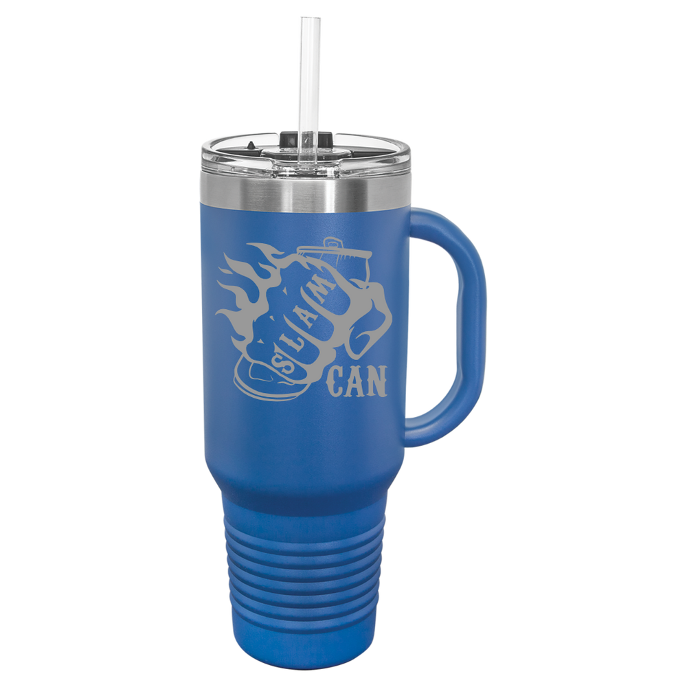 SlamCan Nation - Travel Mugs — listing image for 40oz, Royal Blue options
