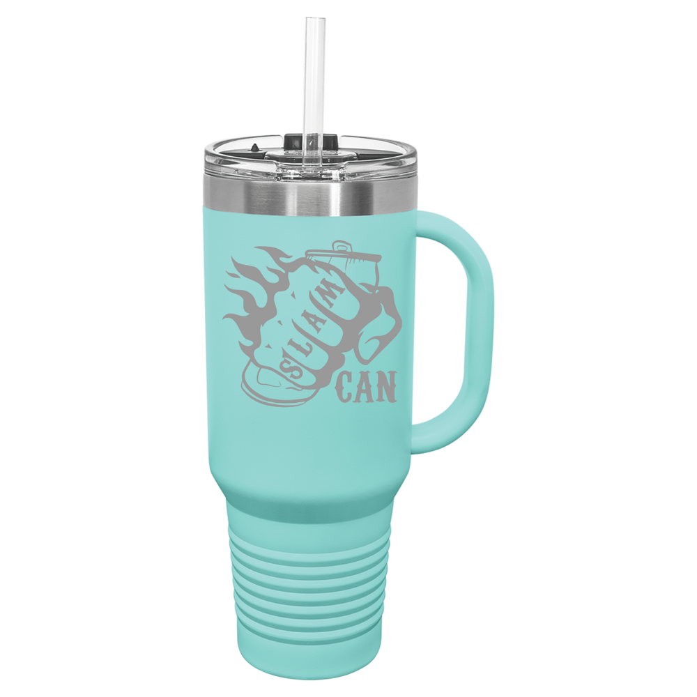 SlamCan Nation - Travel Mugs — listing image for 40oz, Teal options