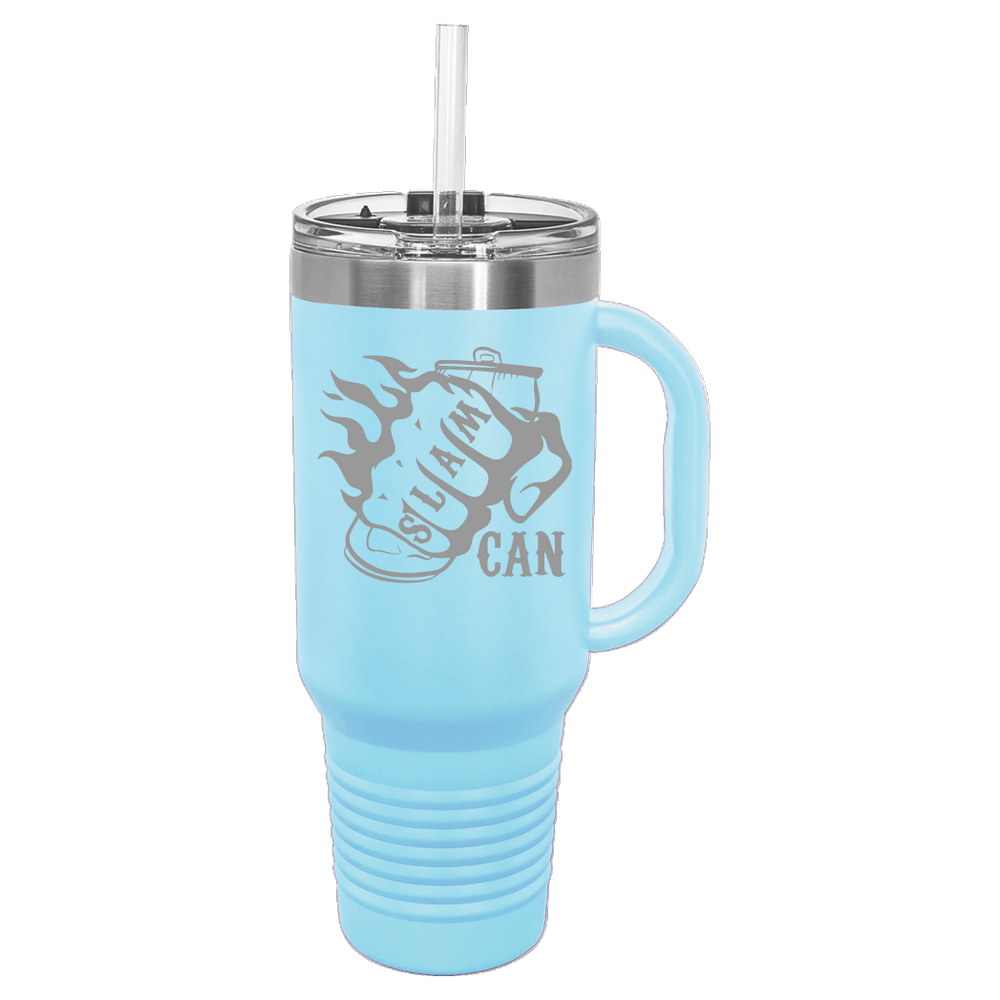 SlamCan Nation - Travel Mugs — listing image for 40oz, Light Blue options