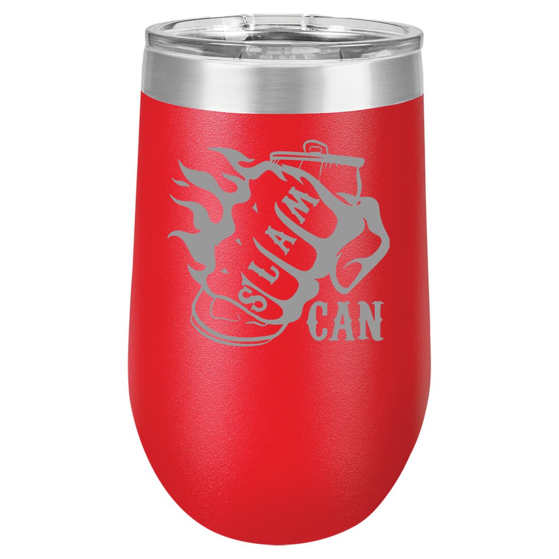 SlamCan Nation - Stemless Wine Glass