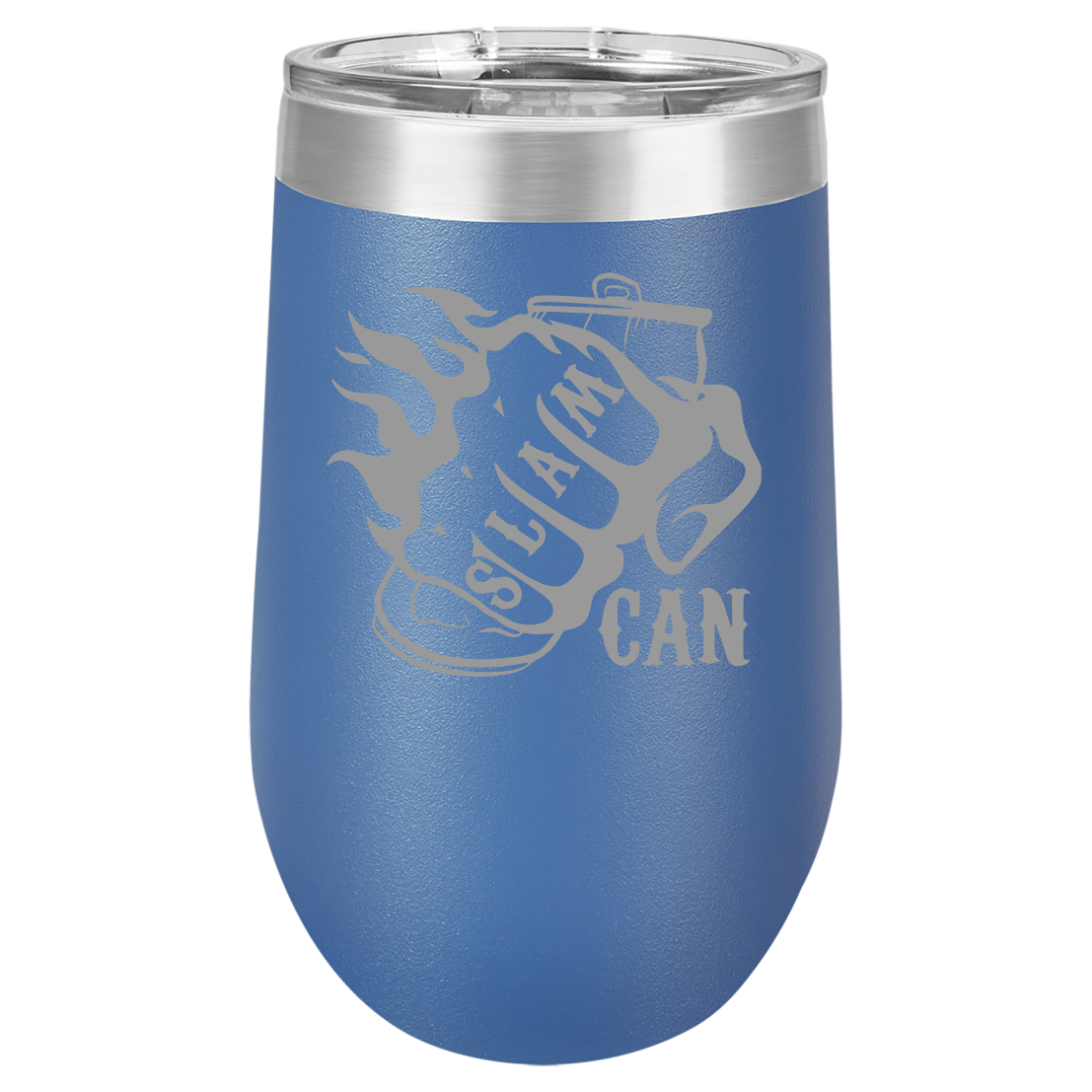 SlamCan Nation - Stemless Wine Glass