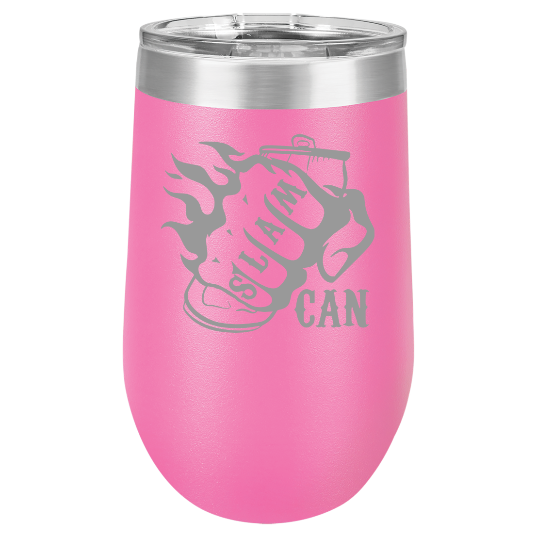 SlamCan Nation - Stemless Wine Glass