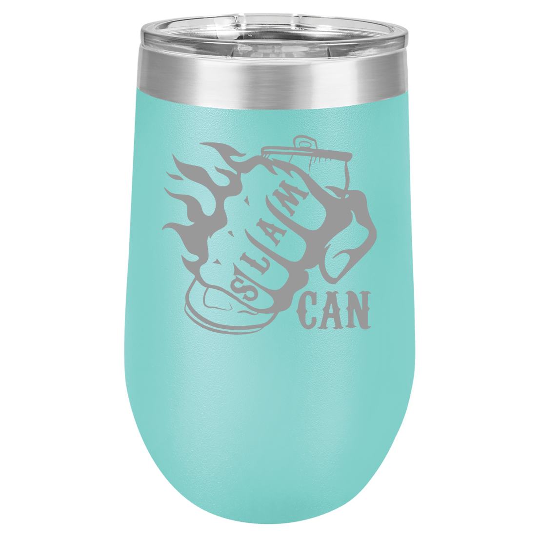 SlamCan Nation - Stemless Wine Glass