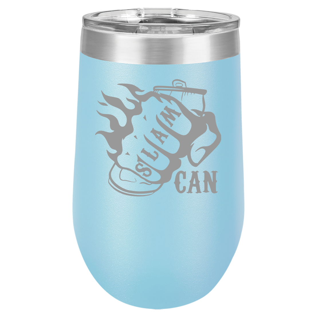 SlamCan Nation - Stemless Wine Glass