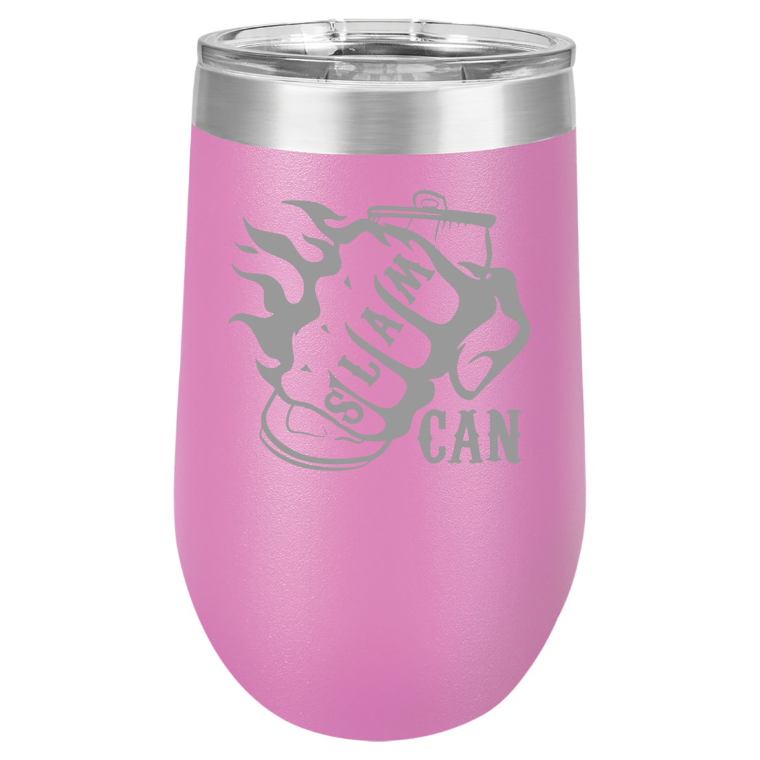 SlamCan Nation - Stemless Wine Glass