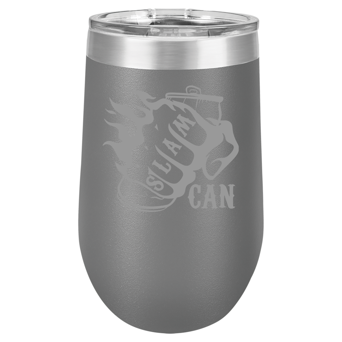 SlamCan Nation - Stemless Wine Glass
