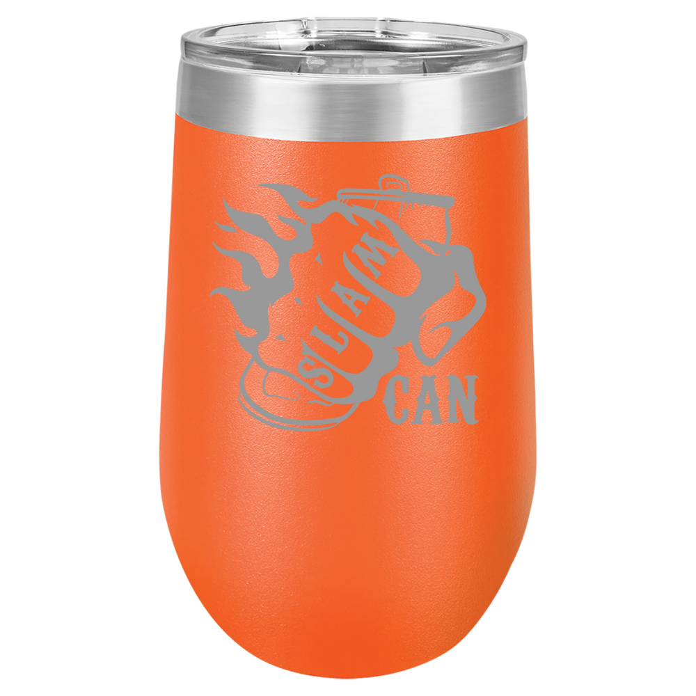 SlamCan Nation - Stemless Wine Tumbler — listing image for Orange options