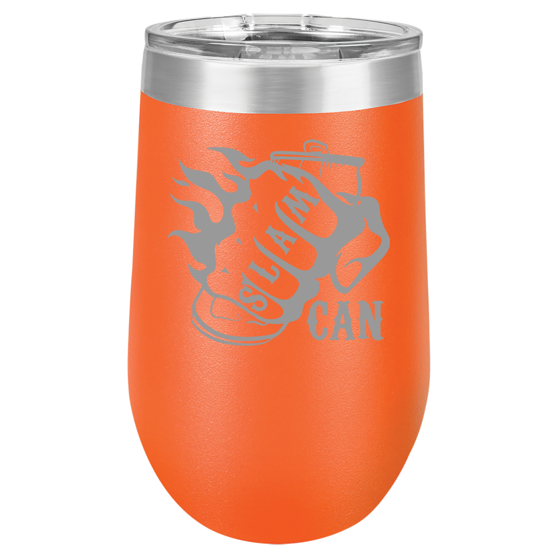 SlamCan Nation - Stemless Wine Glass